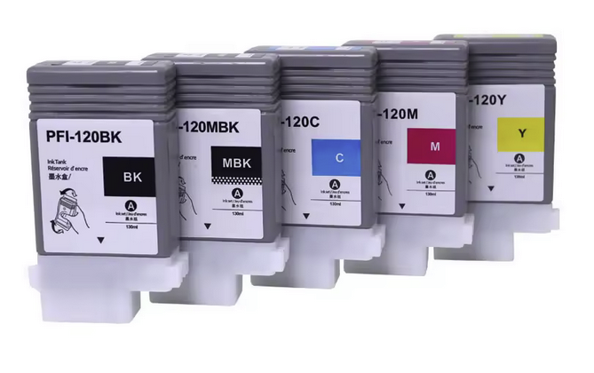 Canon Compatible PFI-120 Full Set of 5 Ink Cartridge B,MB,C,M,Y